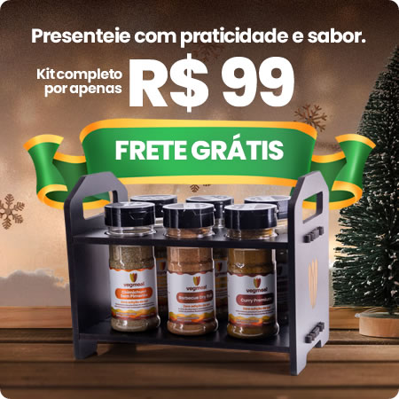 Presenteie com praticidade e sabor. Kit completo por apenas R$ 99,00